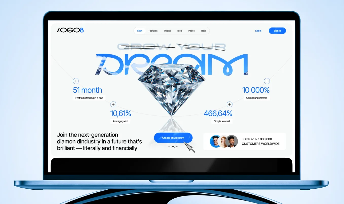 Интерфейс инвестиционной платформы